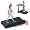 7�� Incline Walking Pad Treadmill - Portable Compact Treadmills Under Desk Treadmill, Incline Treadmills for Home Office, Upright Stand, 2.55HP Portab