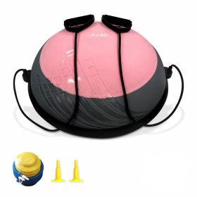 Balance Ball Balance Trainer 660Lbs Weight Capacity 23" Half Ball with Resistant Band, Anti Burst Design, Anti-Slip Surface for Home Gym Core Ab Train