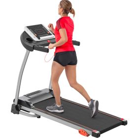 Easy Folding Treadmill for Home Use, 2.5HP Electric Running, Jogging & Walking Machine with Device Holder & Pulse Sensor, 3-Level Incline Adjustable C