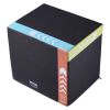 VEVOR 3 in 1 Plyometric Jump Box, 20/18/16 Inch Cotton Plyo Box, Platform & Jumping Agility Box, Anti-Slip Fitness Exercise Step Up Box for Home Gym T
