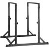 VEVOR Dip Bar, 800 lbs Capacity, Heave Duty Dip Stand Station with Adjustable Height, Fitness Workout Dip Bar Station Stabilizer Parallette Push Up St