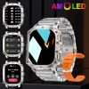 Smart Watches, AMOLED HD Touch Screen Smart Watch With Voice Assistant/Message Reminder/Weather Forcest/Sport Modes, Fashion Outdoor Fitness Watch Wit