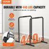 VEVOR Dip Bar, 440 lbs Capacity, Heave Duty Dip Stand Station with Adjustable Height, Fitness Workout Dip Bar Station Stabilizer Parallette Push Up St