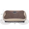 Vibration Plate Fitness Platform Whole Body Exercise Machine with 120 Speed Levels, Lymphatic Drainage, Fat Burning, and Weight Loss, Perfect for Wome