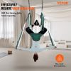 VEVOR Aerial Yoga Swing Set, 2.7 Yards Yoga Hammock Hanging Swing Aerial Sling Inversion Fly Kit Trapeze Inversion Equipment with Ceiling Mount Access