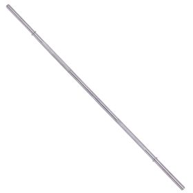 Standard Weightlifting Barbell Chrome Plated Solid Steel Bar 5FT/6FT/7FT  300LB Capacity with Knurled Grip  for Powerlifting Strength Training Home Gy (size: 5FT)