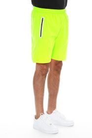 Weiv Active Sports Performance Running Short (Color: LIME, size: M)