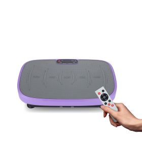 Vibration Plate Fitness Platform, Whole Body Exercise Machine for Lymphatic Drainage, Shaking Workout Board with 120 Speed Levels, Fat Burner and Weig (Main Material: Rubber, Main Color: Pink)