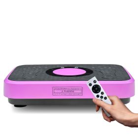 Vibration Plate Fitness Platform, Whole Body Exercise Machine for Lymphatic Drainage, Shaking Workout Board with 120 Speed Levels, Fat Burner and Weig (Main Material: Rubber, Main Color: Purple)