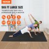 VEVOR Exercise Mat, Non Slip High Density Premium Yoga Mat, Exercise Yoga Mat for Men & Women, Fitness & Exercise Mat with Bag & Carry Strap, for All