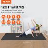 VEVOR Exercise Mat, Non Slip High Density Premium Yoga Mat, Exercise Yoga Mat for Men Women, Fitness & Exercise Mat with Bag & Carry Strap, for All Ty