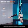 VEVOR Aerial Yoga Hammock & Swing, 5.5 Yards, Aerial Yoga Starter Kit with 100gsm Nylon Fabric, Full Rigging Hardware & Easy Set-up Guide, Antigravity