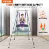 VEVOR Aerial Yoga Frame & Yoga Hammock, 9.67 ft Height Professional Yoga Swing Stand Comes with 13.1 Yards Aerial Hammock, Max 551.15 lbs Load Capacit