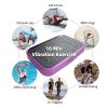 Vibration Plate Exercise Machine, Whole Body Fitness Platform for Lymphatic Drainage, Vibrating Shaker Board with 120 Speed Levels, Weight Loss and Fa