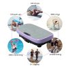Vibration Plate Fitness Platform, Whole Body Exercise Machine for Lymphatic Drainage, Shaking Workout Board with 120 Speed Levels, Fat Burner and Weig