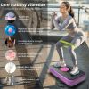 Vibration Plate Fitness Platform, Whole Body Exercise Machine for Lymphatic Drainage, Shaking Workout Board with 120 Speed Levels, Fat Burner and Weig